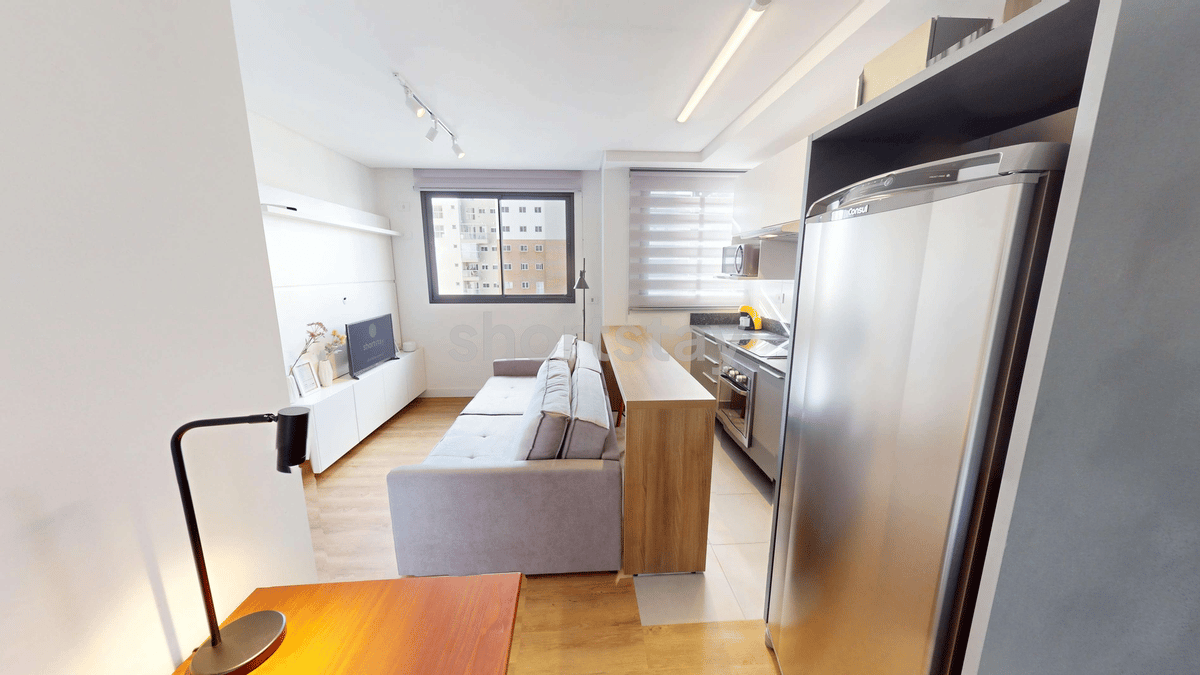 New Life Visconde — apartamento mobiliado de 1 quarto, Centro, Curitiba - 1