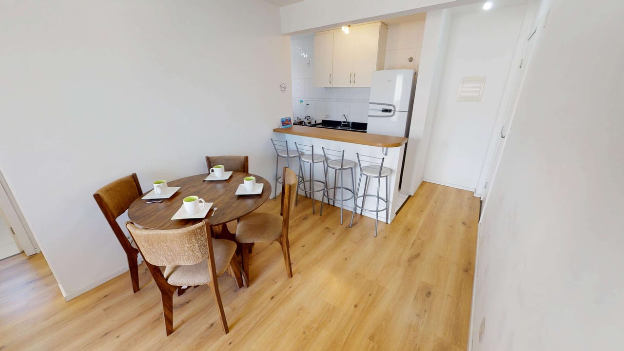 Via Lactea — furnished 2-bedroom apartment, Centro, Curitiba - 1