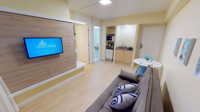 Ambassador — apartamento mobiliado de 1 quarto, Centro, Curitiba