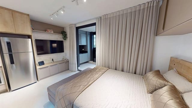 Plural — furnished studio, Água Verde, Curitiba