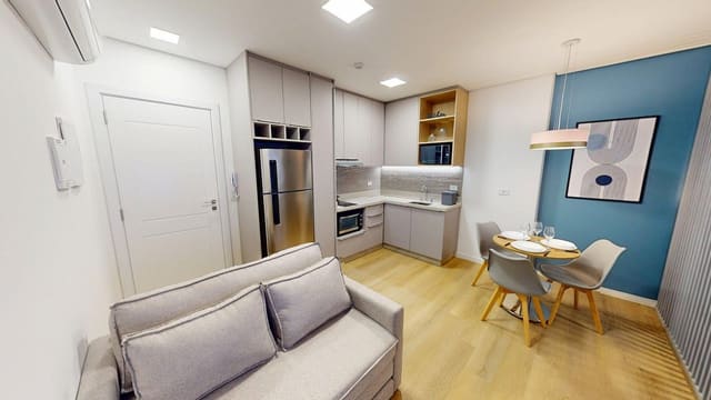 Stay Prudente — studio mobiliado, Centro, Curitiba
